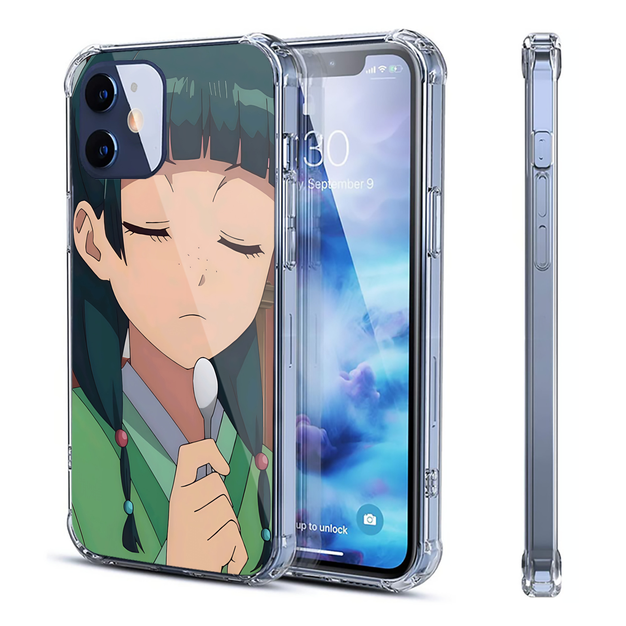 （画像用） 薬屋のひとりごと The Apothecary Diaries 【iPhone 12シリーズ対応】透明スマホケース（クリアソフトケース）